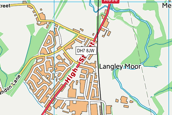 Map of LANGLEY LODGE DEVELOPMENTS LIMITED at district scale