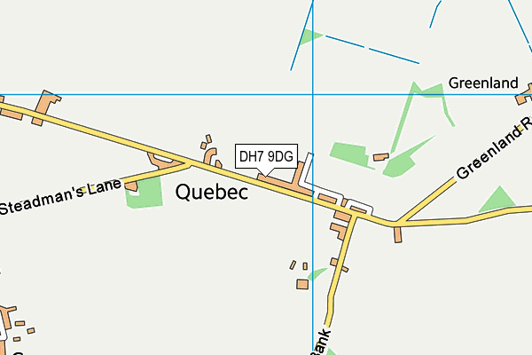 DH7 9DG map - OS VectorMap District (Ordnance Survey)