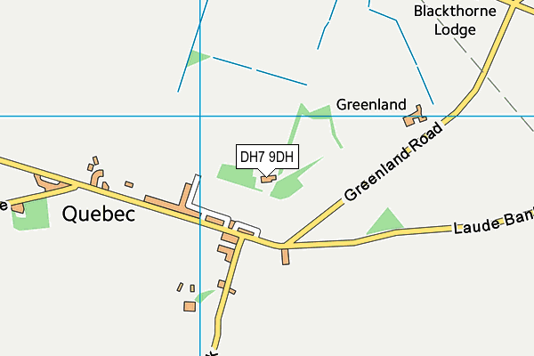 DH7 9DH map - OS VectorMap District (Ordnance Survey)