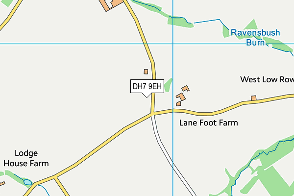 DH7 9EH map - OS VectorMap District (Ordnance Survey)