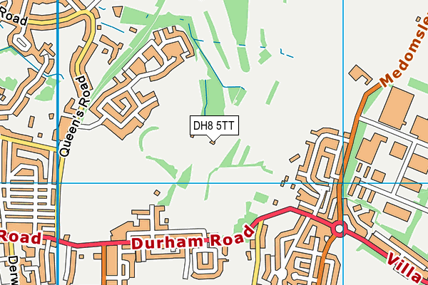 DH8 5TT map - OS VectorMap District (Ordnance Survey)