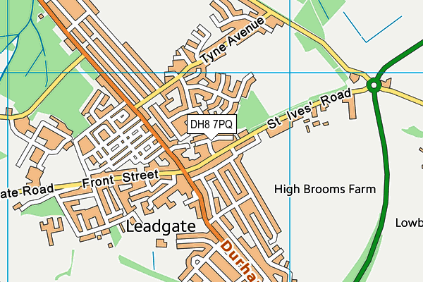 Map of JE ROBINSON PLUMBING & HEATING LTD at district scale