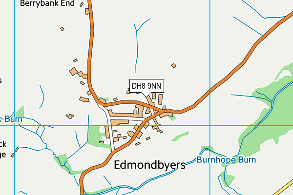 DH8 9NN map - OS VectorMap District (Ordnance Survey)