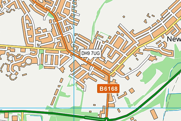DH9 7UG map - OS VectorMap District (Ordnance Survey)