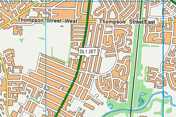 DL1 2ET map - OS VectorMap District (Ordnance Survey)