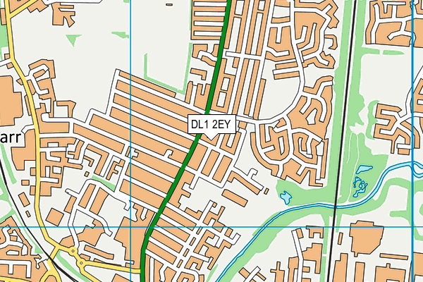 DL1 2EY map - OS VectorMap District (Ordnance Survey)