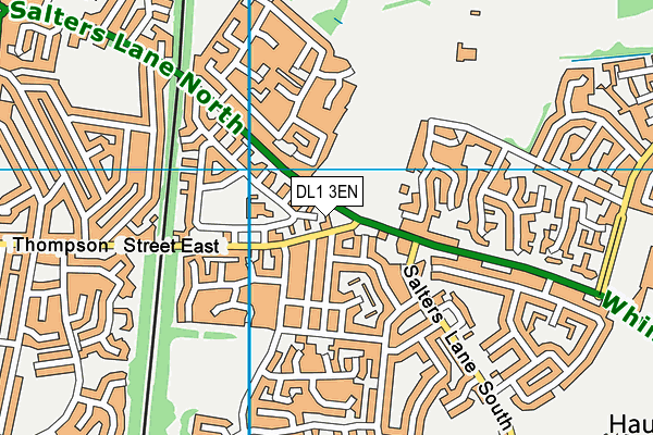 DL1 3EN map - OS VectorMap District (Ordnance Survey)