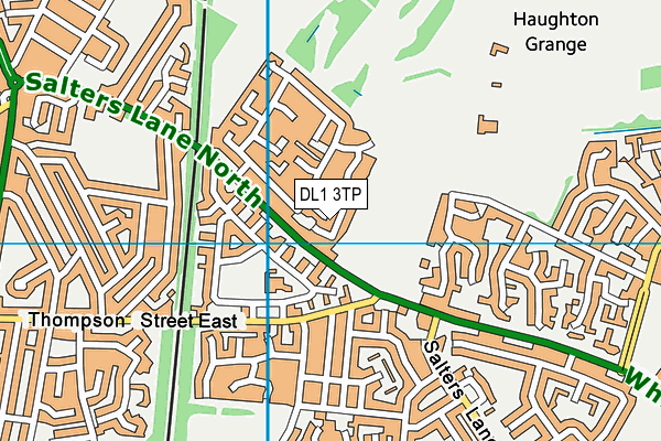 DL1 3TP map - OS VectorMap District (Ordnance Survey)