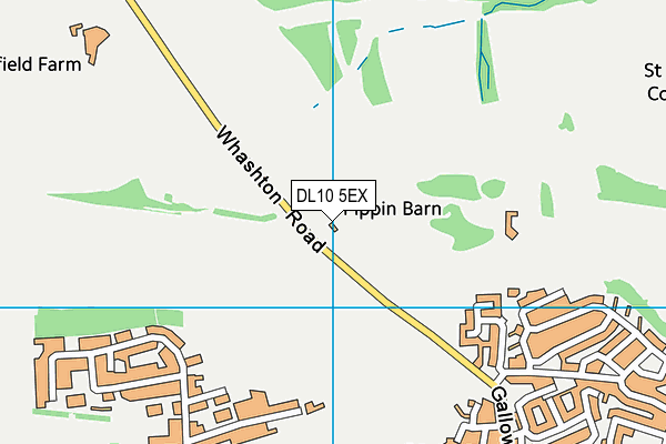 DL10 5EX map - OS VectorMap District (Ordnance Survey)