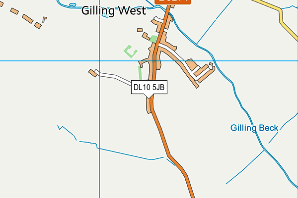 DL10 5JB map - OS VectorMap District (Ordnance Survey)