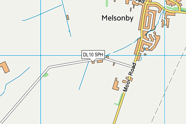 DL10 5PH map - OS VectorMap District (Ordnance Survey)