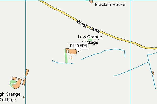 DL10 5PN map - OS VectorMap District (Ordnance Survey)