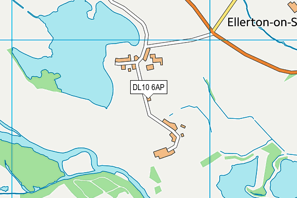 DL10 6AP map - OS VectorMap District (Ordnance Survey)