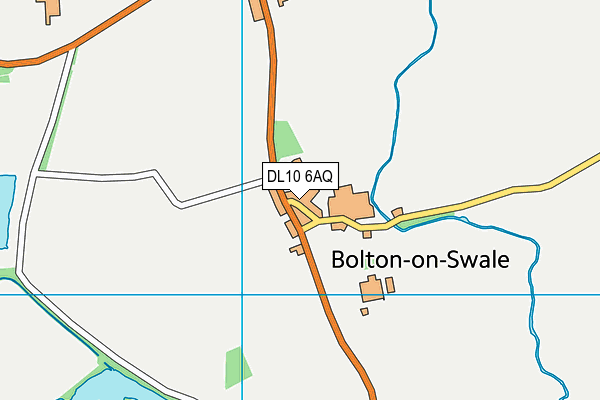 Bolton-on-swale C Of E Primary map (DL10 6AQ) - OS VectorMap District (Ordnance Survey)