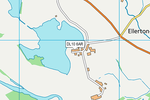 DL10 6AR map - OS VectorMap District (Ordnance Survey)