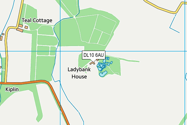DL10 6AU map - OS VectorMap District (Ordnance Survey)