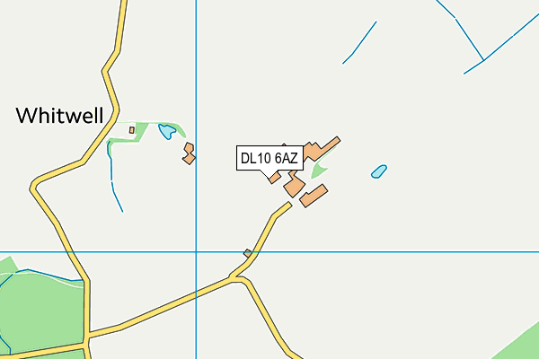 DL10 6AZ map - OS VectorMap District (Ordnance Survey)