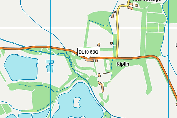 DL10 6BQ map - OS VectorMap District (Ordnance Survey)