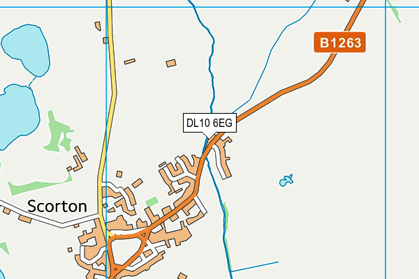 DL10 6EG map - OS VectorMap District (Ordnance Survey)