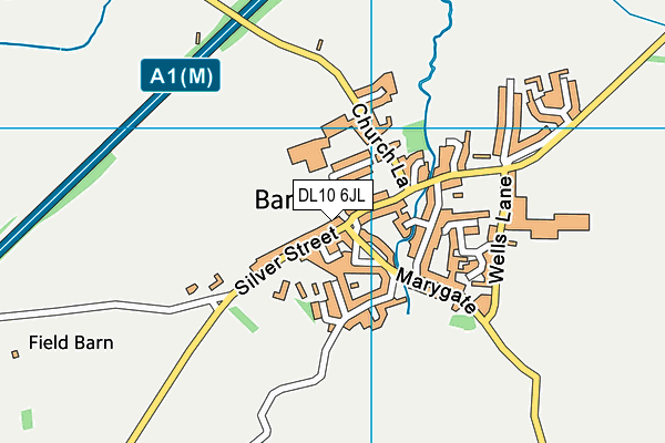 DL10 6JL map - OS VectorMap District (Ordnance Survey)