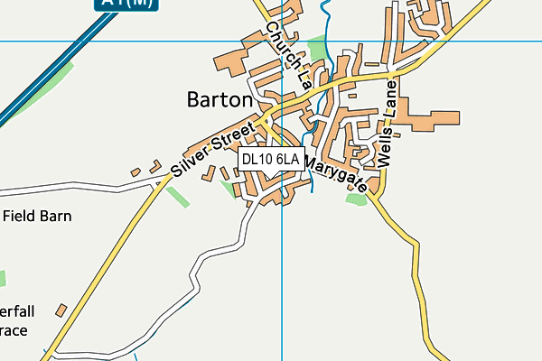 DL10 6LA map - OS VectorMap District (Ordnance Survey)
