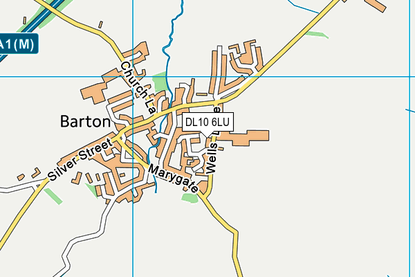 DL10 6LU map - OS VectorMap District (Ordnance Survey)