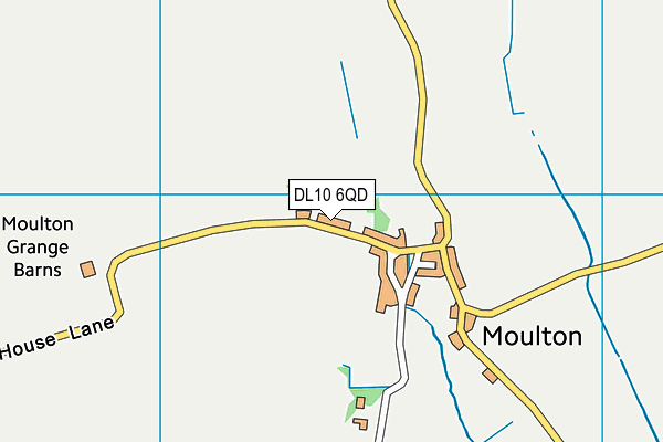DL10 6QD map - OS VectorMap District (Ordnance Survey)