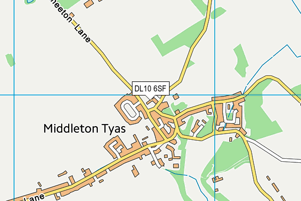 Trinity Academy Middleton Academy map (DL10 6SF) - OS VectorMap District (Ordnance Survey)
