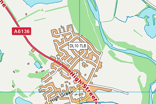 Michael Syddall Church of England Aided Primary School map (DL10 7LB) - OS VectorMap District (Ordnance Survey)