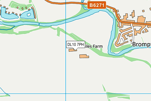 DL10 7PH map - OS VectorMap District (Ordnance Survey)