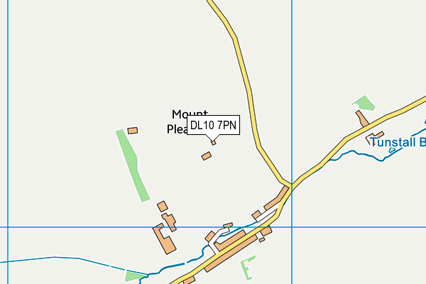 DL10 7PN map - OS VectorMap District (Ordnance Survey)