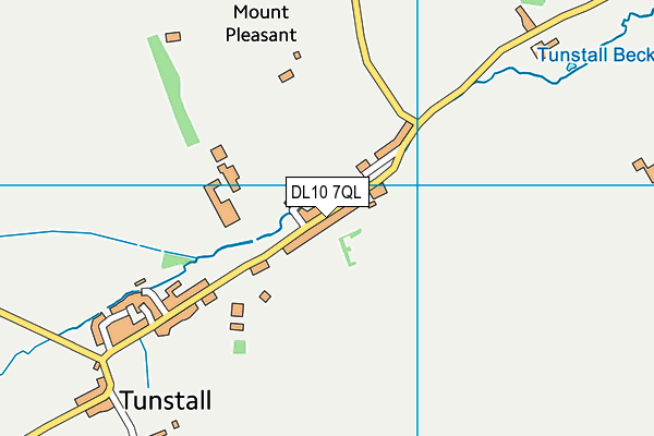 DL10 7QL map - OS VectorMap District (Ordnance Survey)