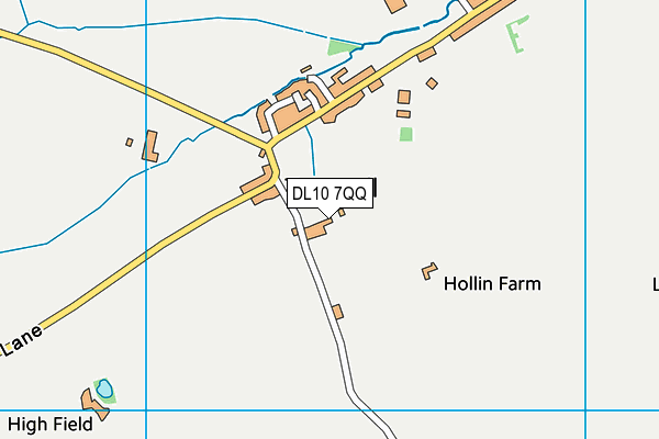 DL10 7QQ map - OS VectorMap District (Ordnance Survey)