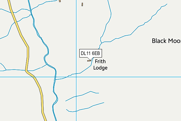 DL11 6EB map - OS VectorMap District (Ordnance Survey)