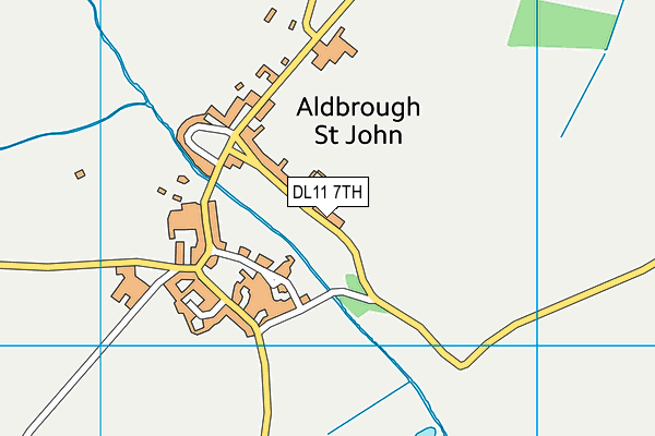 DL11 7TH map - OS VectorMap District (Ordnance Survey)