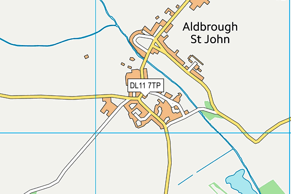 DL11 7TP map - OS VectorMap District (Ordnance Survey)