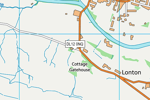 DL12 0NQ map - OS VectorMap District (Ordnance Survey)