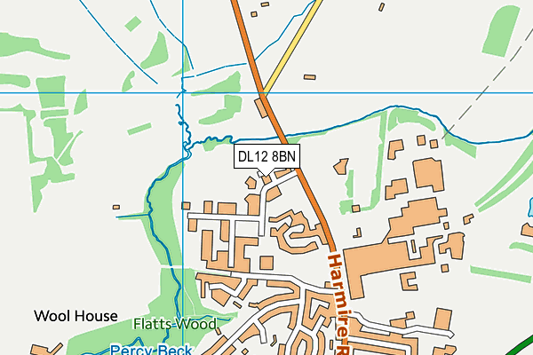 Map of TEESDALE CHIROPODY AND PODIATRY LTD at district scale
