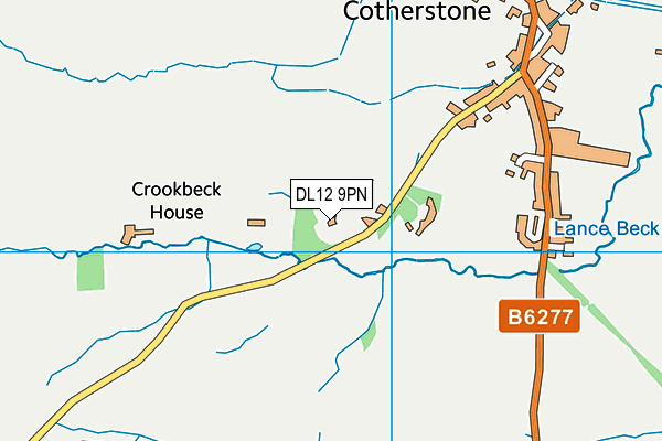 DL12 9PN map - OS VectorMap District (Ordnance Survey)