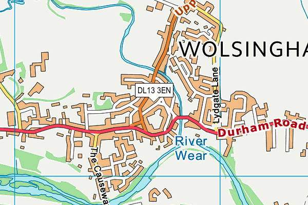DL13 3EN map - OS VectorMap District (Ordnance Survey)