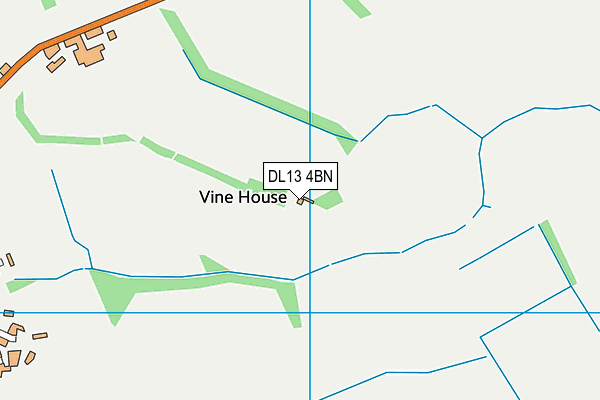 DL13 4BN map - OS VectorMap District (Ordnance Survey)