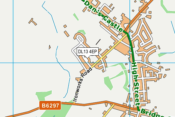 DL13 4EP map - OS VectorMap District (Ordnance Survey)