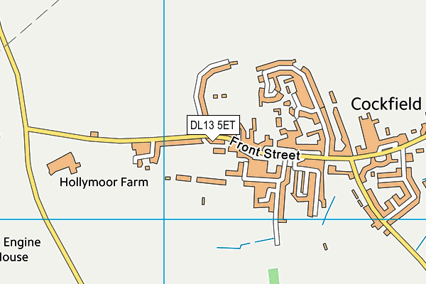 DL13 5ET map - OS VectorMap District (Ordnance Survey)