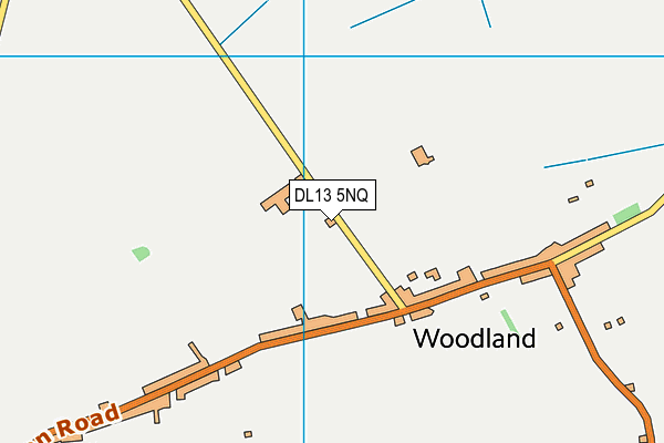 DL13 5NQ map - OS VectorMap District (Ordnance Survey)