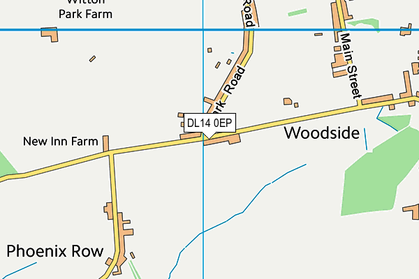 St Chad's Catholic Primary School, Witton Park map (DL14 0EP) - OS VectorMap District (Ordnance Survey)