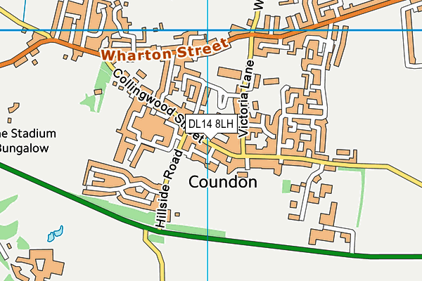 Map of WALTON WINDOWS LTD at district scale