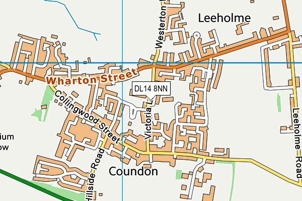 St Joseph's Catholic Primary School, Coundon map (DL14 8NN) - OS VectorMap District (Ordnance Survey)