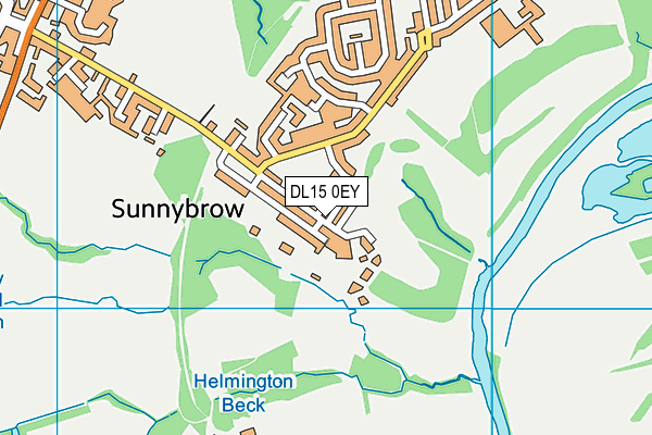 DL15 0EY map - OS VectorMap District (Ordnance Survey)