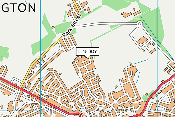 DL15 0QY map - OS VectorMap District (Ordnance Survey)
