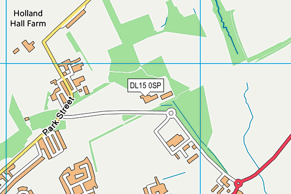 DL15 0SP map - OS VectorMap District (Ordnance Survey)
